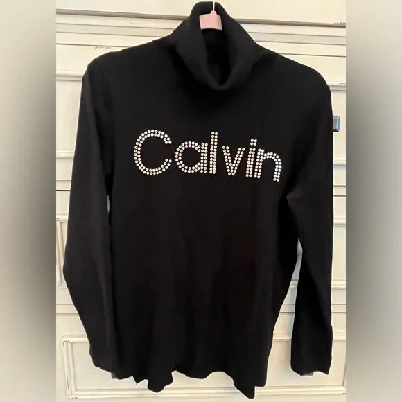 Calvin Klein- Black Turtleneck Sweater