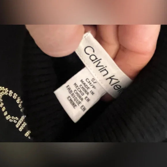 Calvin Klein- Black Turtleneck Sweater