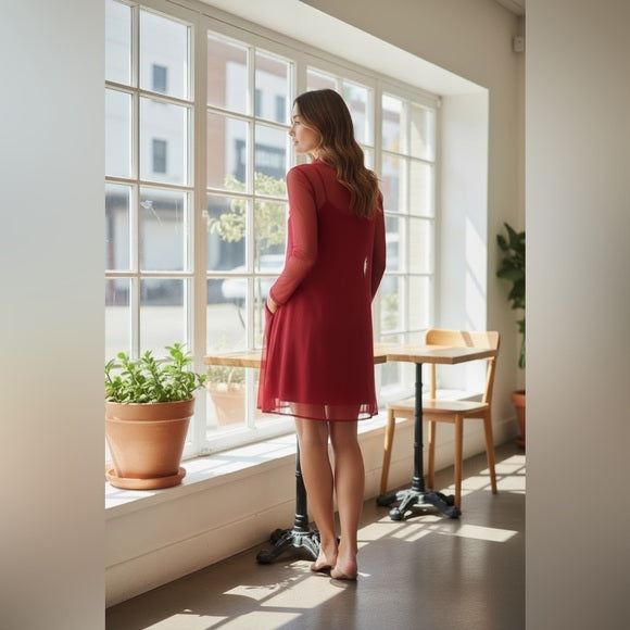 BCBGeneration Scarlet Elegant & Simple Dress