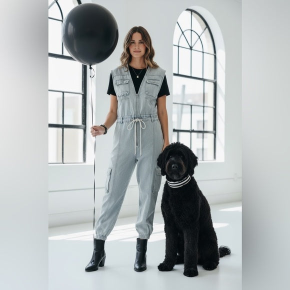 Chic L’Rev37 Denim Jumpsuit