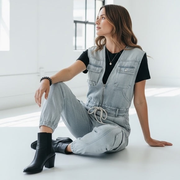 Chic L’Rev37 Denim Jumpsuit