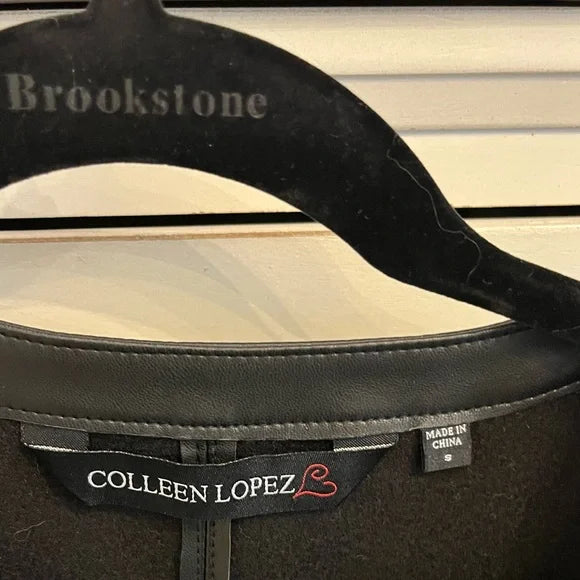 Colleen Lopez Elegant Black Zipper Jacket