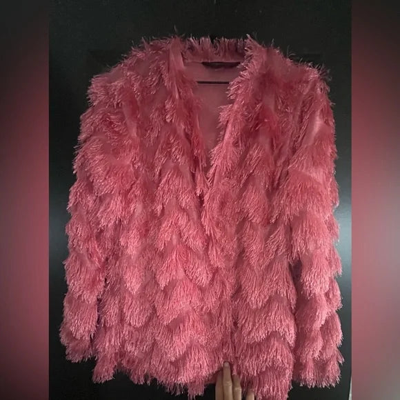 Colleen Lopez Vibrant Fuzzy Cardigan