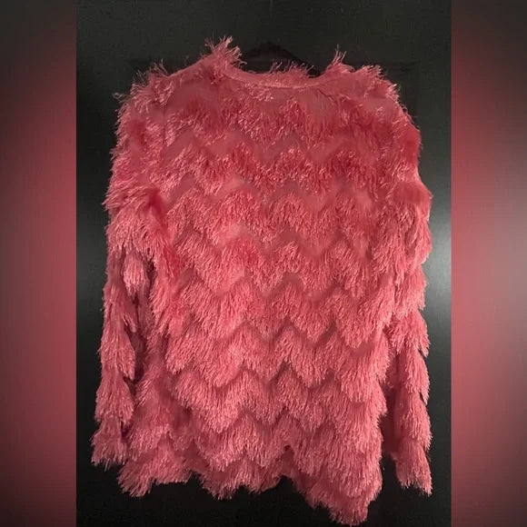 Colleen Lopez Vibrant Fuzzy Cardigan