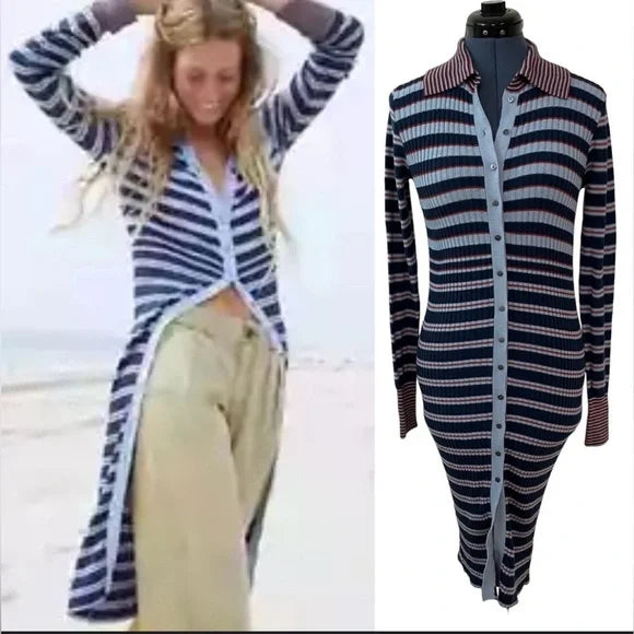 Free People Multicolor Striped Knit Dress or Top