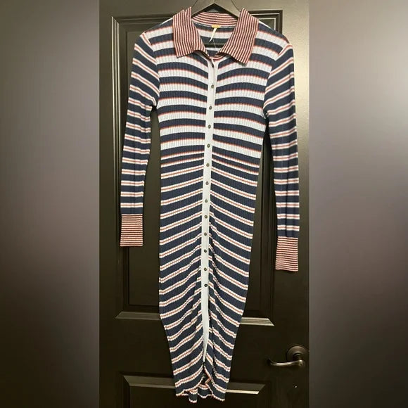 Free People Multicolor Striped Knit Dress or Top