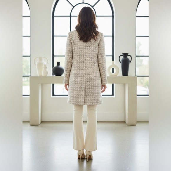 G by Giuliana Cream and Tan Women's Blazer