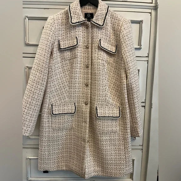 G by Giuliana Cream and Tan Women's Blazer