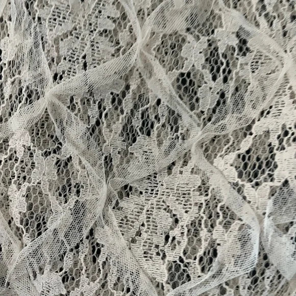 Haute Monde Lace Puff Sleeve Blouse - Cream