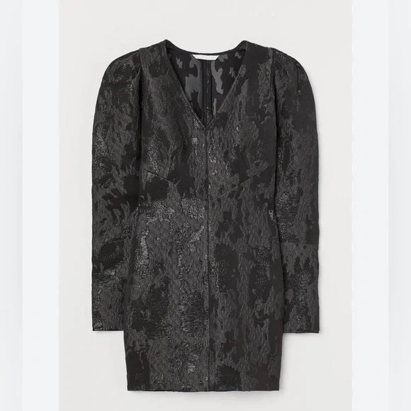 H&M Elegant black Long Sleeve Dress