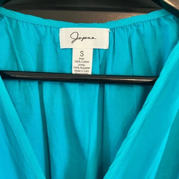 Japna Teal Mini Dress