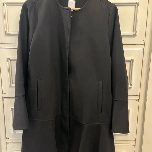 J Jill Elegant Black Coat