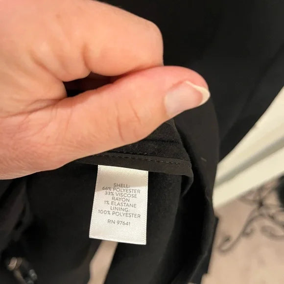 J Jill Elegant Black Coat