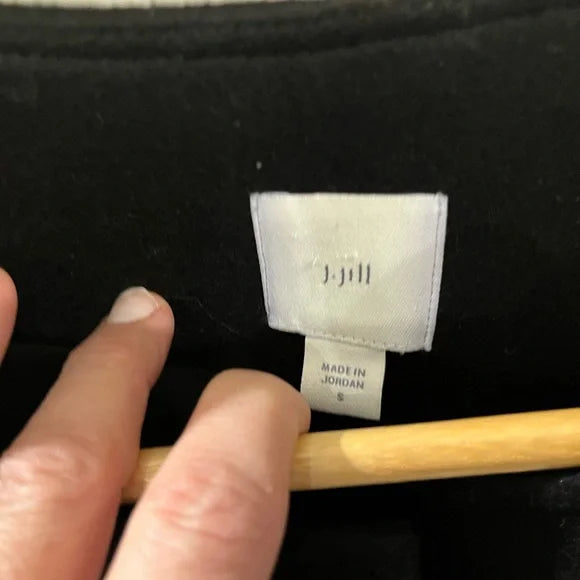 J Jill Elegant Black Coat