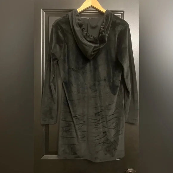 Michael Kors Black Velvet Hoodie