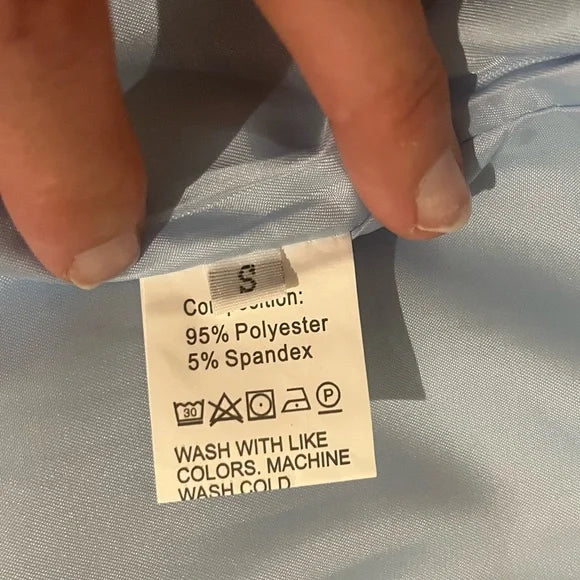 Light Blue Women's Tailored Pantsuit