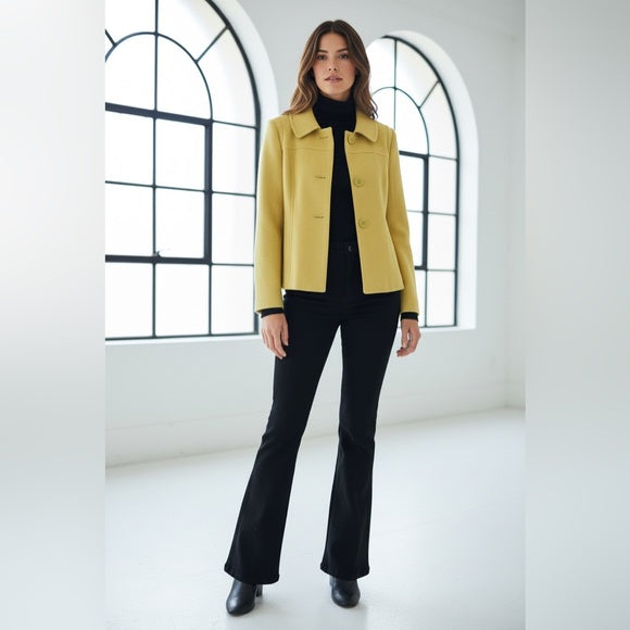 Classic Green Pea Coat