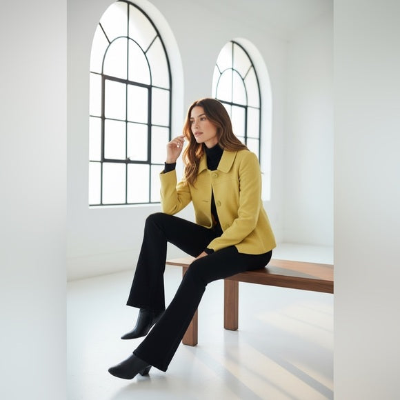 Classic Green Pea Coat