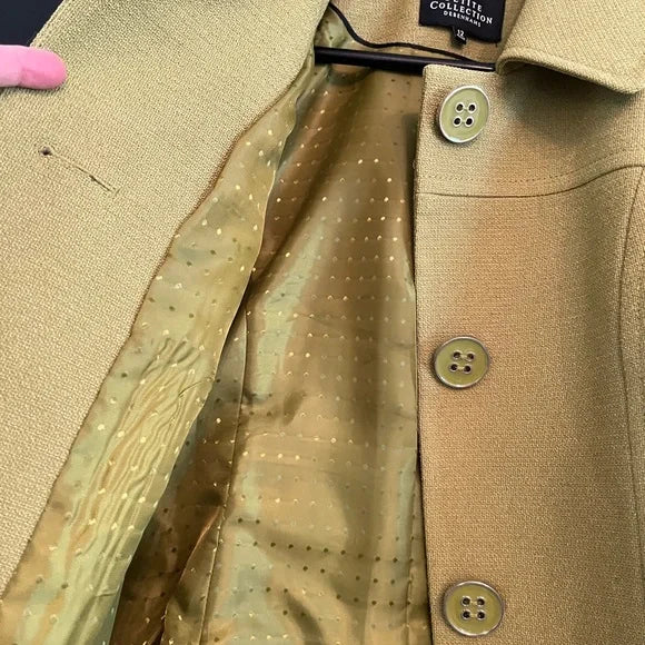 Classic Green Pea Coat