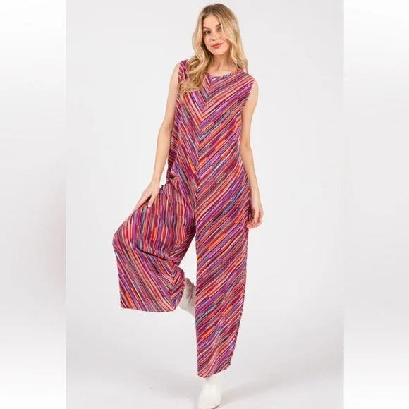 ShopEvelynne Multicolor Striped Jumpsuit