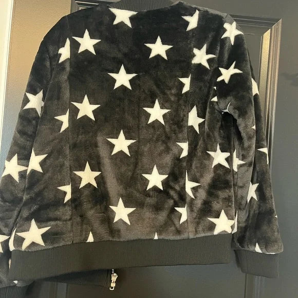 SO Black Faux Fur Light Weight Coat