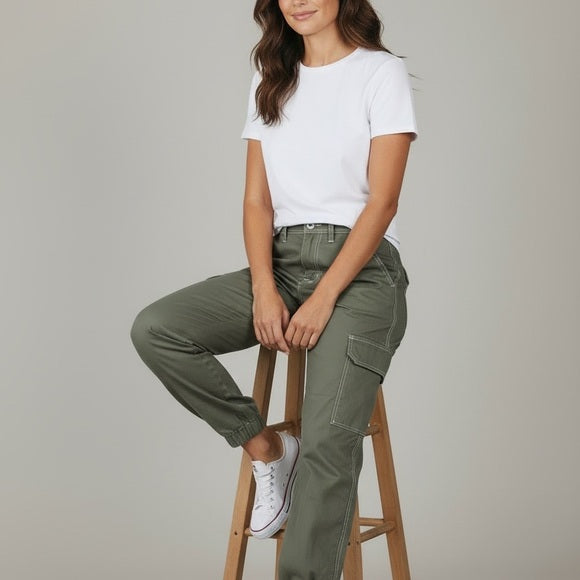 True Religion Olive Bobby Baggy Joggers