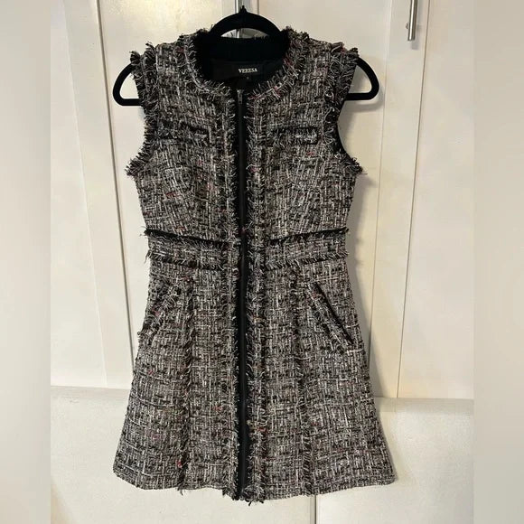 Veresa Women's Tweed Mini Dress