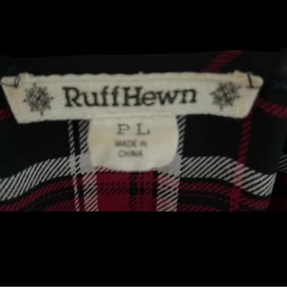 Ruff Hewn Red and Black Blouse
